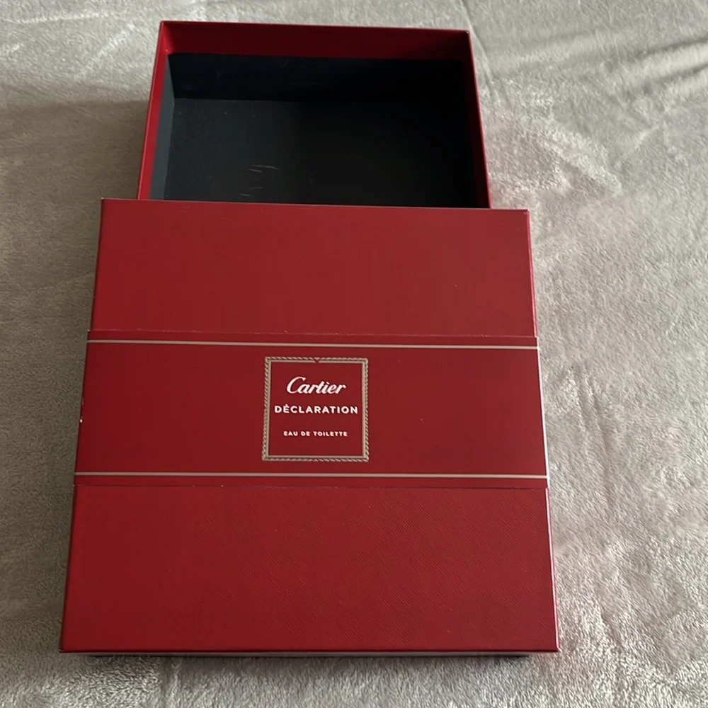 Authentic Cartier Red Gift Box Luxury Presentation Storage Jewelry Box